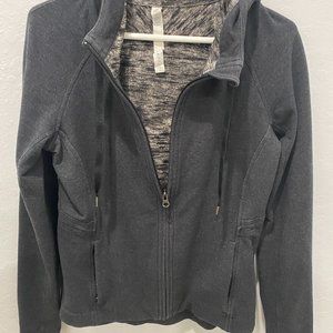 Lululemon relaxed hoodie in grey size 8